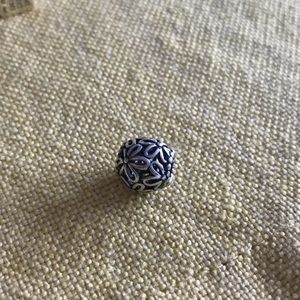 Retired Floral Pandora Charm